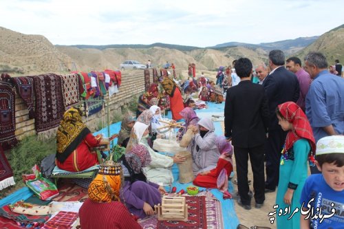 برگزاری جشنواره ابریشم در روستای قرناوه سفلی شهرستان مراوه تپه