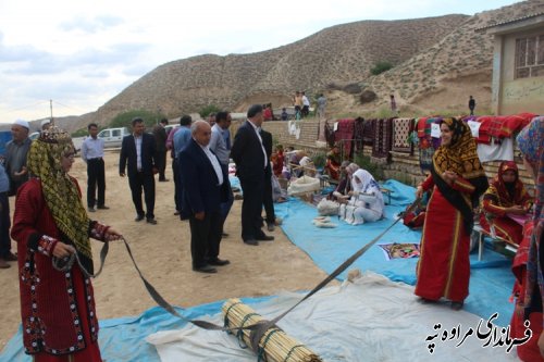 برگزاری جشنواره ابریشم در روستای قرناوه سفلی شهرستان مراوه تپه