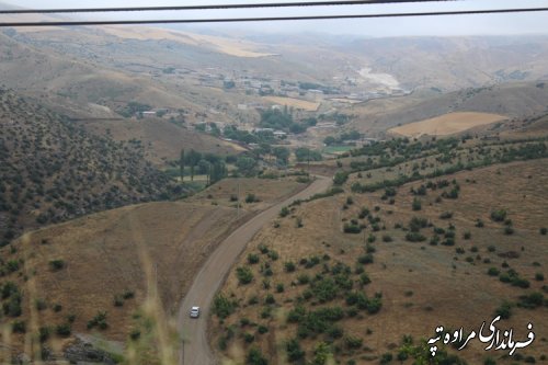 تشکیل جلسه شورای هماهنگی مدیریت بحران شهرستان مراوه تپه در روستای اوچران 