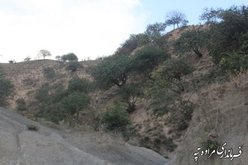 بازدید فرماندار مراوه تپه از روستای گوگدره بخش مرکزی 