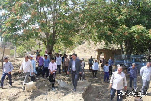 تشکیل جلسه شورای هماهنگی مدیریت بحران شهرستان مراوه تپه در روستای آقلر 