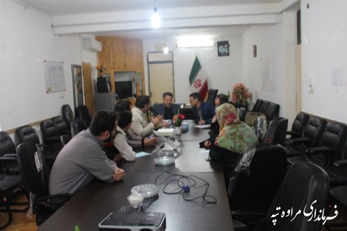 حضور معاون مديرکل امور اجتماعي و فرهنگي استانداري گلستان در شهرستان مراوه تپه 