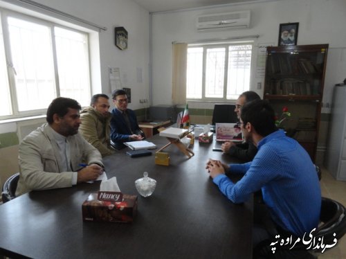 حضور معاون مديرکل امور اجتماعي و فرهنگي استانداري گلستان در شهرستان مراوه تپه 