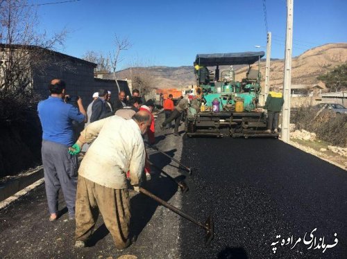 بازدید فرماندار مراوه تپه از روند اجرای پروژه مشارکتی بنیاد مسکن در روستای قوشه سو 