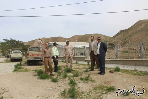 بازدید اعضای تأمین شهرستان مراوه تپه از روستای مرزی دادلی غزنین 