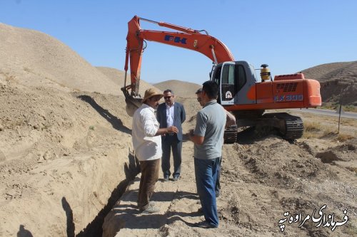 فرماندار مراوه تپه از بزرگتررین پروژه اقتصاد مقاومتی در روستای آق تقه بازدید کرد