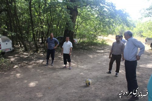 فرماندار مراوه تپه : روحیه شاد کارکنان سبب ارتقای بهروی می شود.