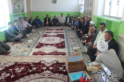 دیدار با امام جمعه شهرستان مراوه تپه بمناسبت هفته دولت