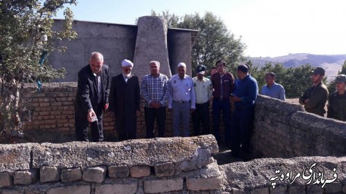 غبارروبی گلزار شهدا بمناسبت آغاز هفته دولت در بخش گلیداغ 