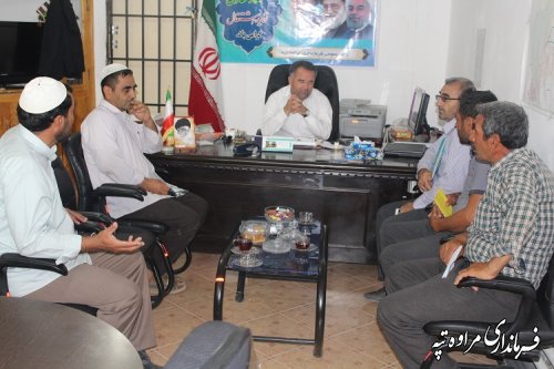 ملاقات عمومی فرماندار شهرستان مراوه تپه برگزار شد