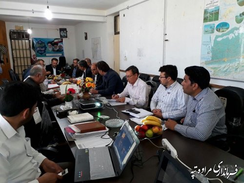 جلسه کمیته تصویب مغایرتهای طرح هادی در محل فرمانداری شهرستان مراوه تپه برگزار گردید. 