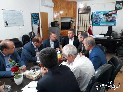 جلسه کمیته تصویب مغایرتهای طرح هادی در محل فرمانداری شهرستان مراوه تپه برگزار گردید. 