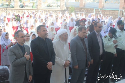 برگزاری مراسم بازگشایی مدارس شهرستان مراوه تپه