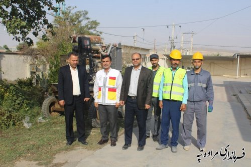 رزمایش ملی کنترل مولدهای برق در فرمانداری شهرستان مراوه تپه برگزار گردید.