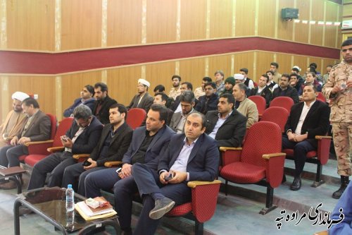 فرماندار مراوه تپه : تفکر بسیجی تفکری است که درآن خستگی ، ناامیدی ، یاس ، نفاق ،تفرقه و تکبر نیست.