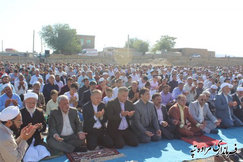 حضور رضوی معاون توسعه روستایی و مناطق محروم کشور در شهرستان مراوه تپه 