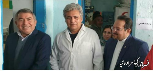 اجرای طرح کاروان سلامت در روستای هدف گردشگری کمرلی شهرستان مراوه تپه.