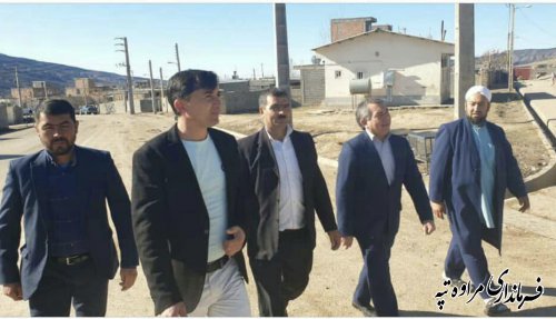بازدید فرماندار شهرستان مراوه تپه از امکانات رفاهی روستای دالی بقه جه گلیداغ