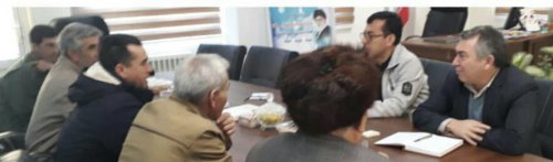ملاقات عمومی فرماندار شهرستان مراوه تپه با تعدادی از اهالی این شهرستان.
