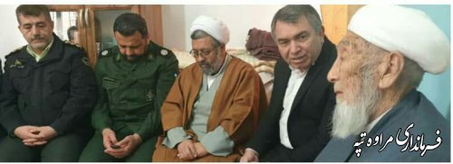 دیدار با امام جمعه شهرستان مراوه تپه بمناسبت دهه فجر.