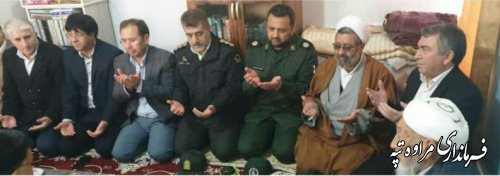 دیدار با امام جمعه شهرستان مراوه تپه بمناسبت دهه فجر.