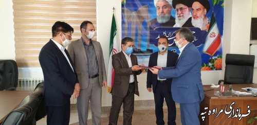 تودیع و معارفه مدیر آب و فاضلاب شهرستان مراوه تپه برگزار شد