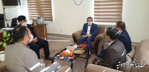 تودیع و معارفه مدیر آب و فاضلاب شهرستان مراوه تپه برگزار شد
