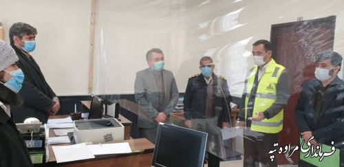 دیدار و گفتگوی فرماندار مراوه تپه با رئیس شرکت گاز شهرستان 