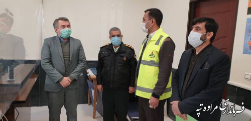 دیدار و گفتگوی فرماندار مراوه تپه با رئیس شرکت گاز شهرستان 