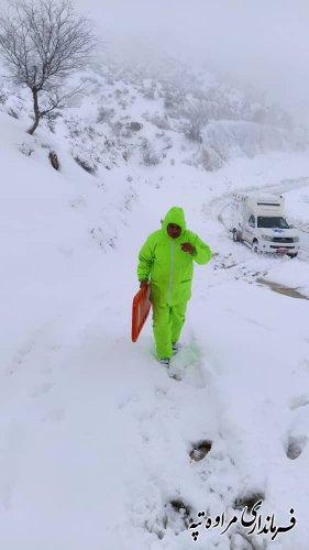 گزارش تصویری از فعالیت ها و آمادگی اعضای ستاد بحران شهرستان در مقابله با سرما
