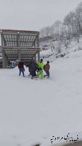 گزارش تصویری از فعالیت ها و آمادگی اعضای ستاد بحران شهرستان در مقابله با سرما