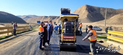 قدردانی فرماندار مراوه تپه از پرسنل راهداری این شهرستان