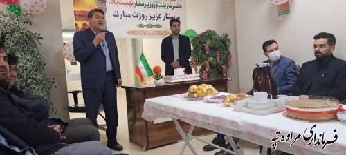 مراسم تجلیل از پرستاران بیمارستان مراوه‌تپه برگزار شد