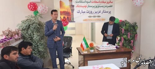 مراسم تجلیل از پرستاران بیمارستان مراوه‌تپه برگزار شد