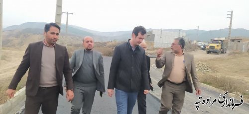 اجرای طرح بهسازی و جدول سازی روستای قرناوه علیا