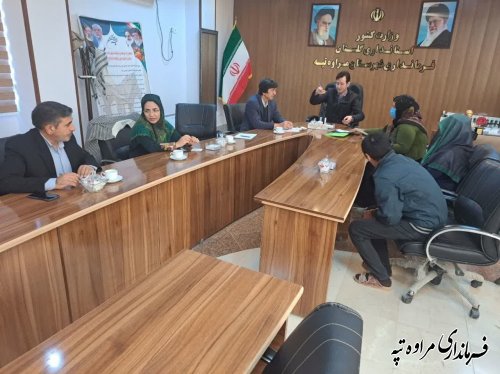 ملاقات مردمی فرماندار مراوه‌تپه با تعدادی از اهالی این شهرستان