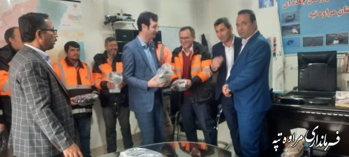 مدیر و پرسنل راهداری شهرستان مراوه‌تپه مورد تجلیل قرار گرفتند
