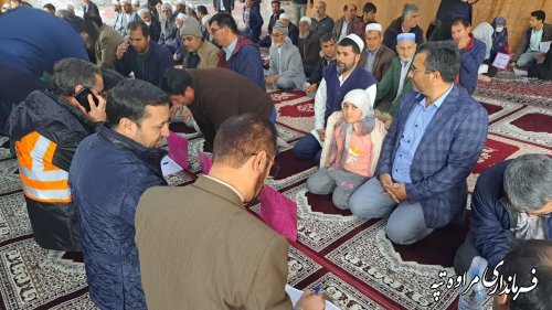 برگزاری میز خدمت در روستای کریم ایشان گلیداغ