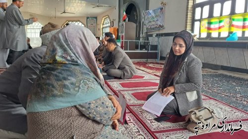 برگزاری میز خدمت در روستای کریم ایشان گلیداغ