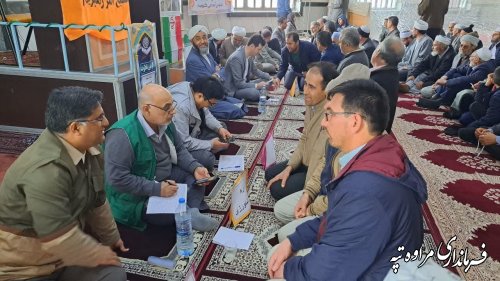 برگزاری میز خدمت در روستای کریم ایشان گلیداغ