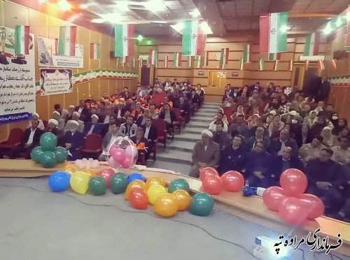 سهم سرانه هر شهروند از محل اعتبارات در شهرستان مراوه‌تپه ۴۲ میلیون ریال است