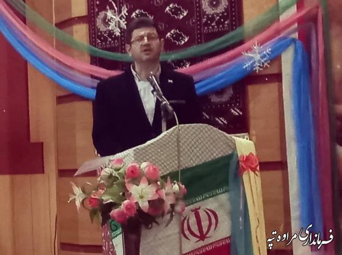 سهم سرانه هر شهروند از محل اعتبارات در شهرستان مراوه‌تپه ۴۲ میلیون ریال است
