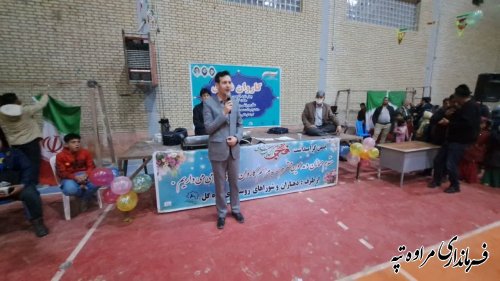 برگزاری کاروان شادی در روستای قره گل شرقی شهرستان مراوه‌تپه