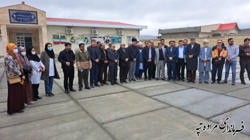 بهره‌برداری اولین پد بالگرد استاندارد در روستای چنارلی