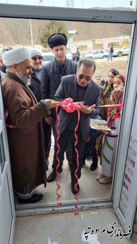 بهره‌برداری از خانه بهداشت روستای خانگه بخش گلیداغ شهرستان مراوه‌تپه