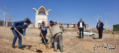 پیرو سیاست‌های سبز ریاست محترم جمهور تحولی در فضای سبز مراوه‌تپه ایجاد خواهد شد