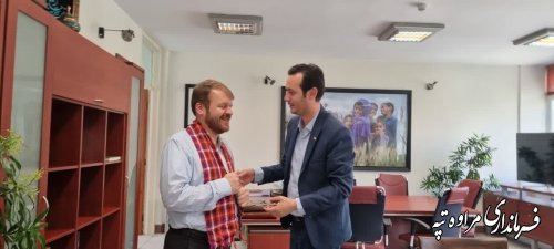 قدردانی فرماندار شهرستان مراوه‌تپه در دیدار با  مدیر عامل بنیاد علوی کشور