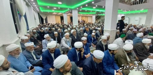 تداوم حضور فرماندار و دیگر مسئولین شهرستان مراوه‌تپه برای شرکت در مساجد در راستای طرح معنوی ۳۰ روز ۶۰ مسجد