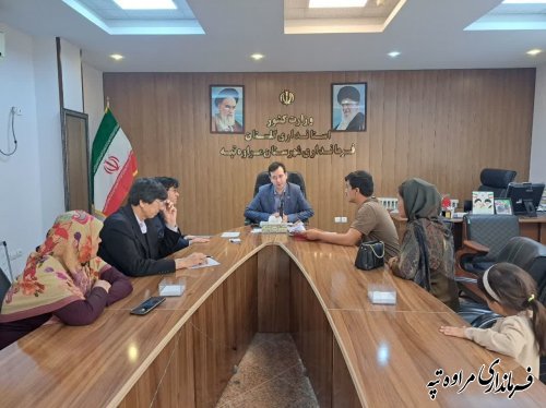 ملاقات مردمی فرماندار شهرستان مراوه‌تپه برگزار  شد