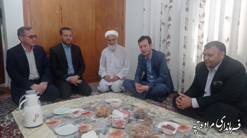 دیدار فرماندار مراوه‌تپه با امام جمعه شهرستان مراوه تپه 